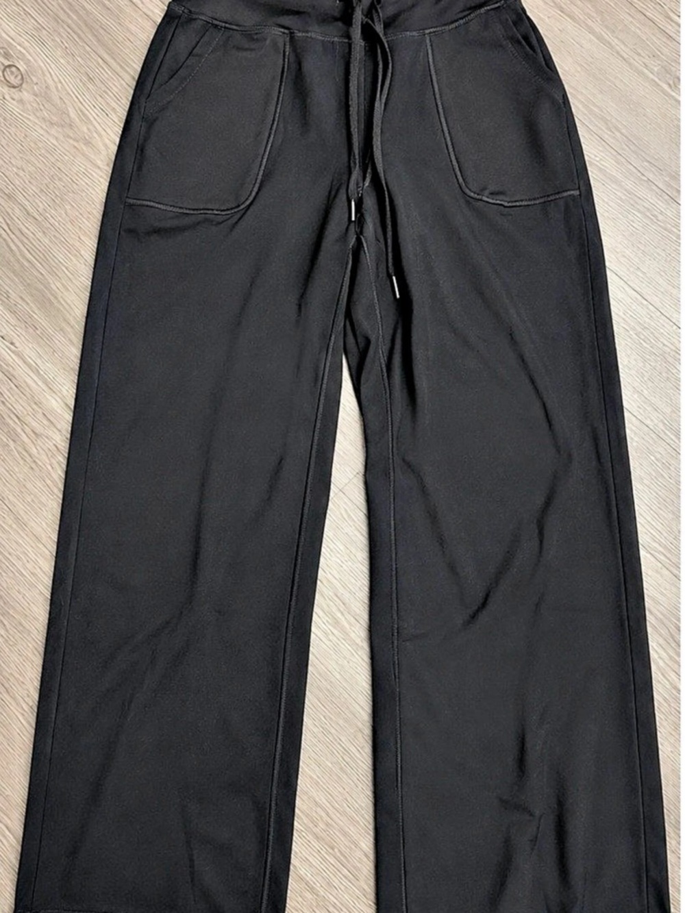High-Rise Wide-Leg Pant Black